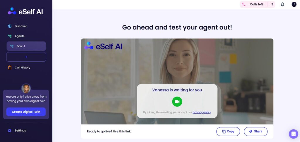 eSelf’s AI Video Shopping Assistant - for perfect Customer Service and Support