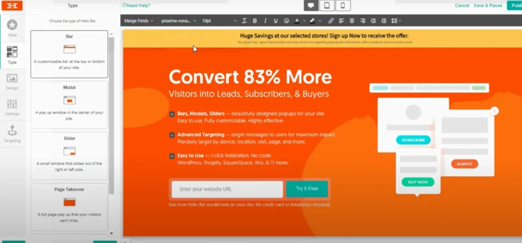 Landing Page & Lead Capture Tools